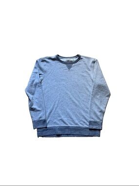 Faherty Men's Gray Crewneck Pullover Sweatshirt Size Small